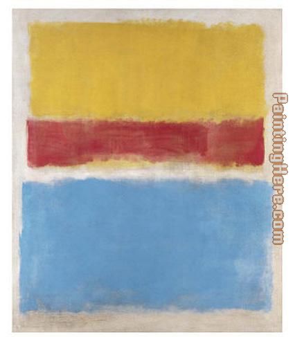 Mark Rothko Untitled Yellow Red and Blue 1953